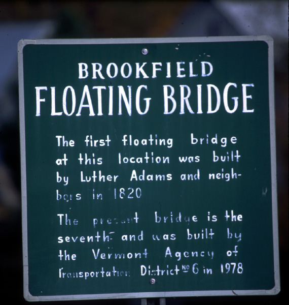 Floating Bridge Sign