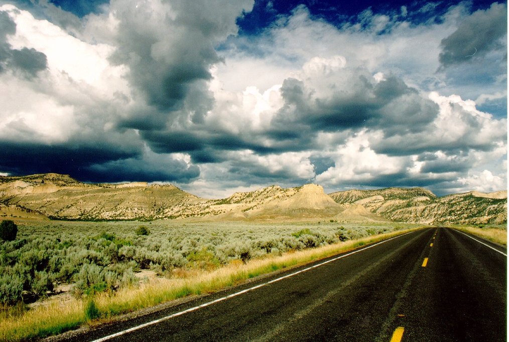 Clouds and Road