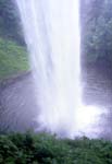 behind silver falls
