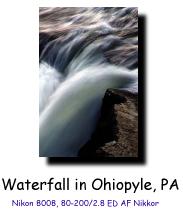 Waterfall in Ohiopyle, PA